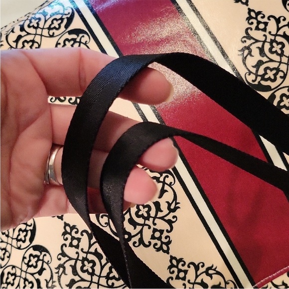 Brighton “Sweet Valentine Celebration” Cream and Red Patterned Tote - Picture 6 of 6